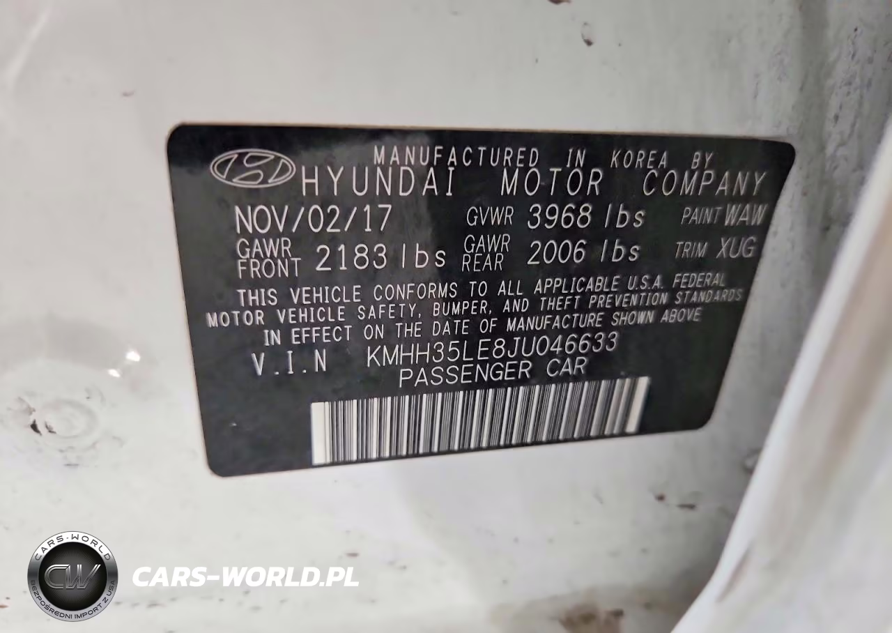 2018 Hyundai Elantra Gt Base VIN:KMHH35LE8JU046633 - 13