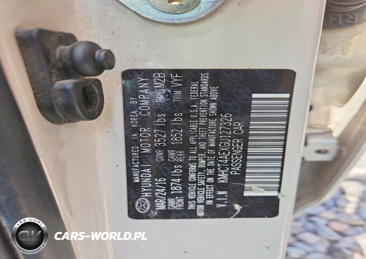 2016 Hyundai Accent Se VIN:KMHCT4AEXGU127326 - 12