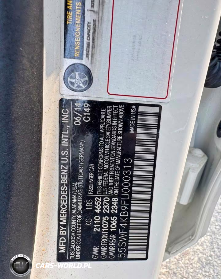 2015 Mercedes-Benz C 300 4Matic VIN:55SWF4KB9FU000313 - 12