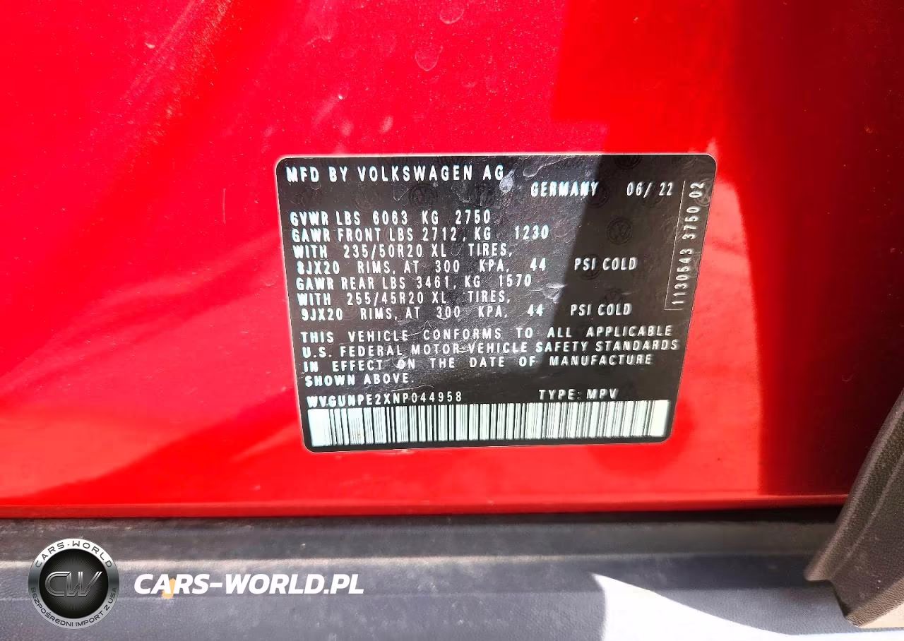 2022 Volkswagen Id.4 Pro S VIN:WVGUNPE2XNP044958 - 14