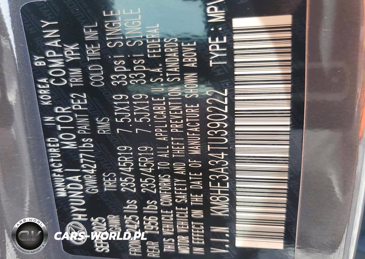 2026 Hyundai Kona Limited VIN:KM8HE3A34TU390222 - 13
