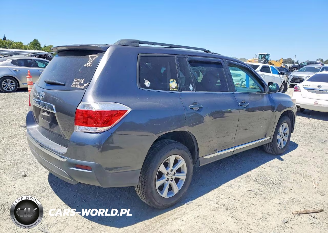 2013 Toyota Highlander Base VIN:5TDZA3EH6DS037352 - 3