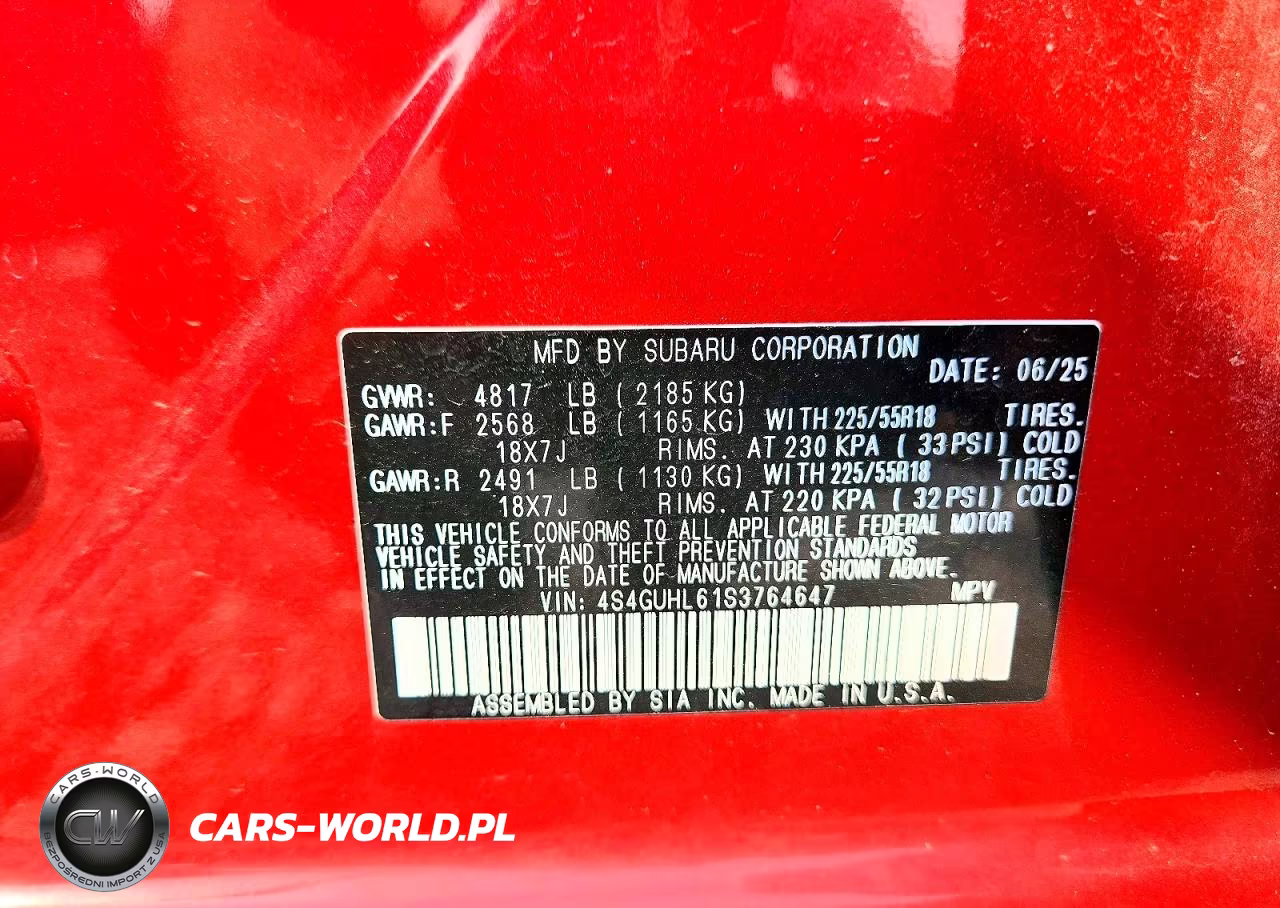2025 Subaru Crosstrek Limited VIN:4S4GUHL61S3764647 - 13