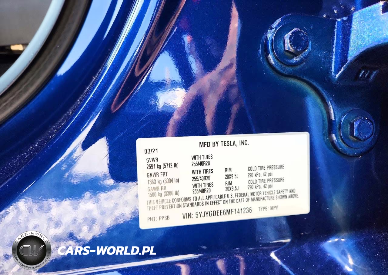 2021 Tesla Model Y VIN:5YJYGDEE6MF141236 - 12