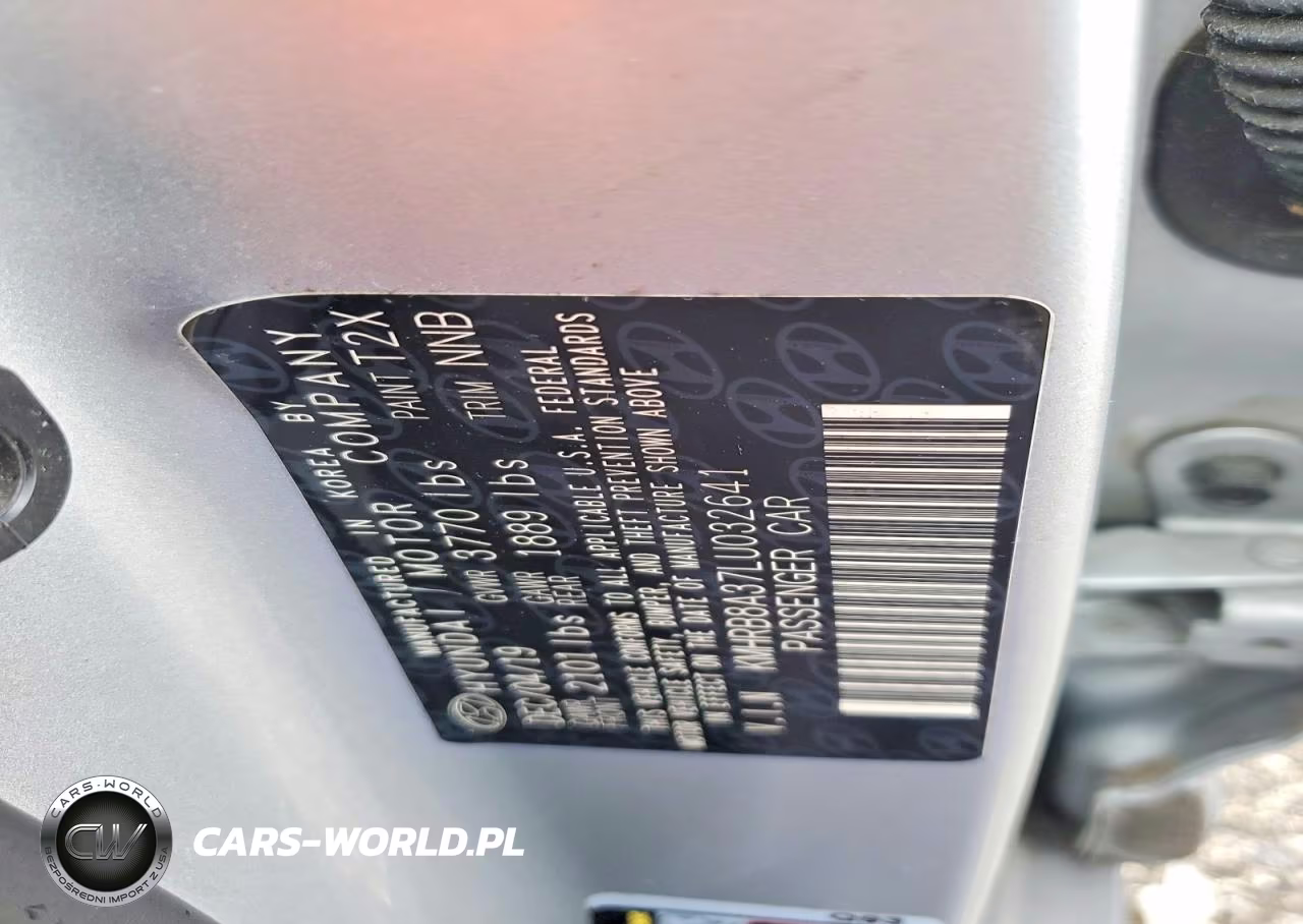 2020 Hyundai Venue Se VIN:KMHRB8A37LU032641 - 12