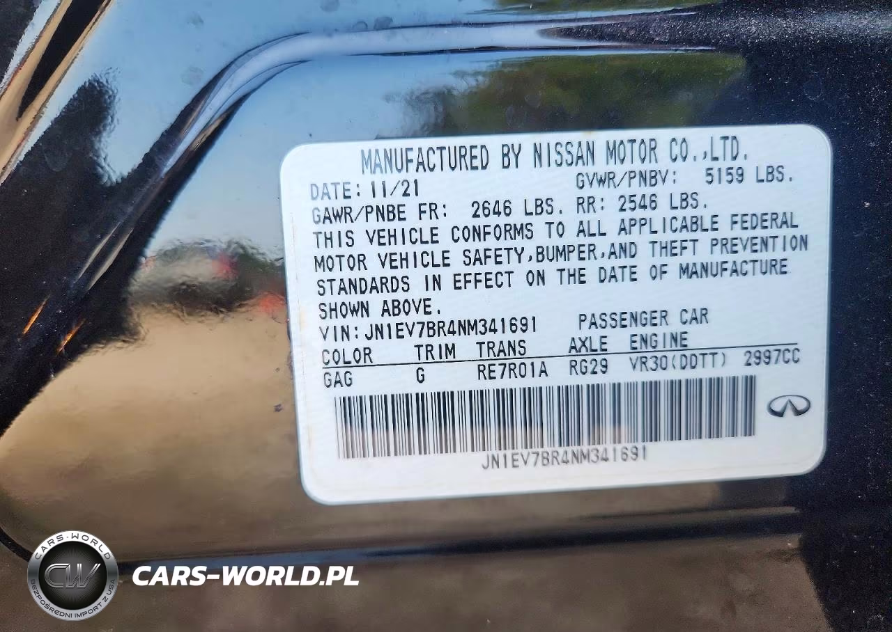 2022 Infiniti Q50 Luxe VIN:JN1EV7BR4NM341691 - 12