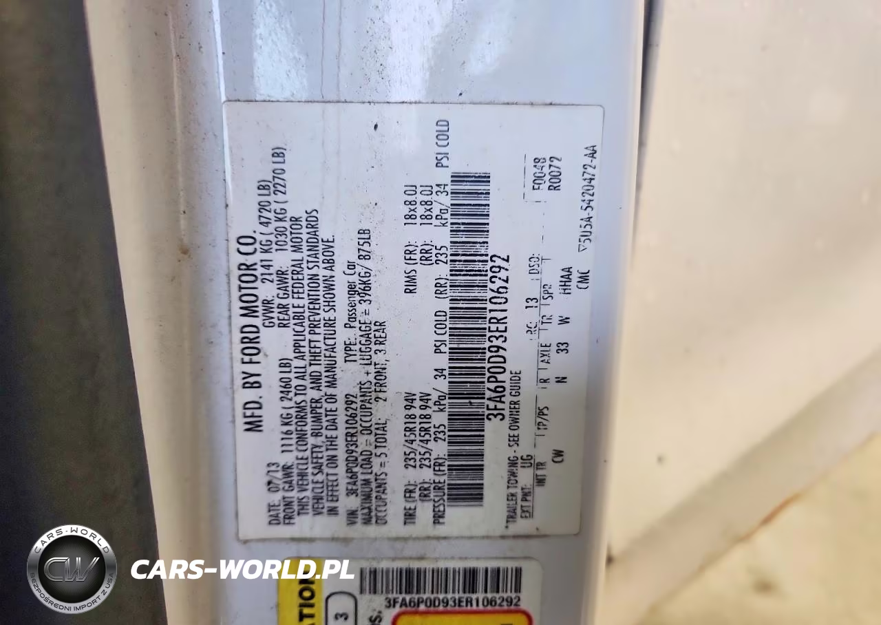 2014 Ford Fusion Titanium VIN:3FA6P0D93ER106292 - 13