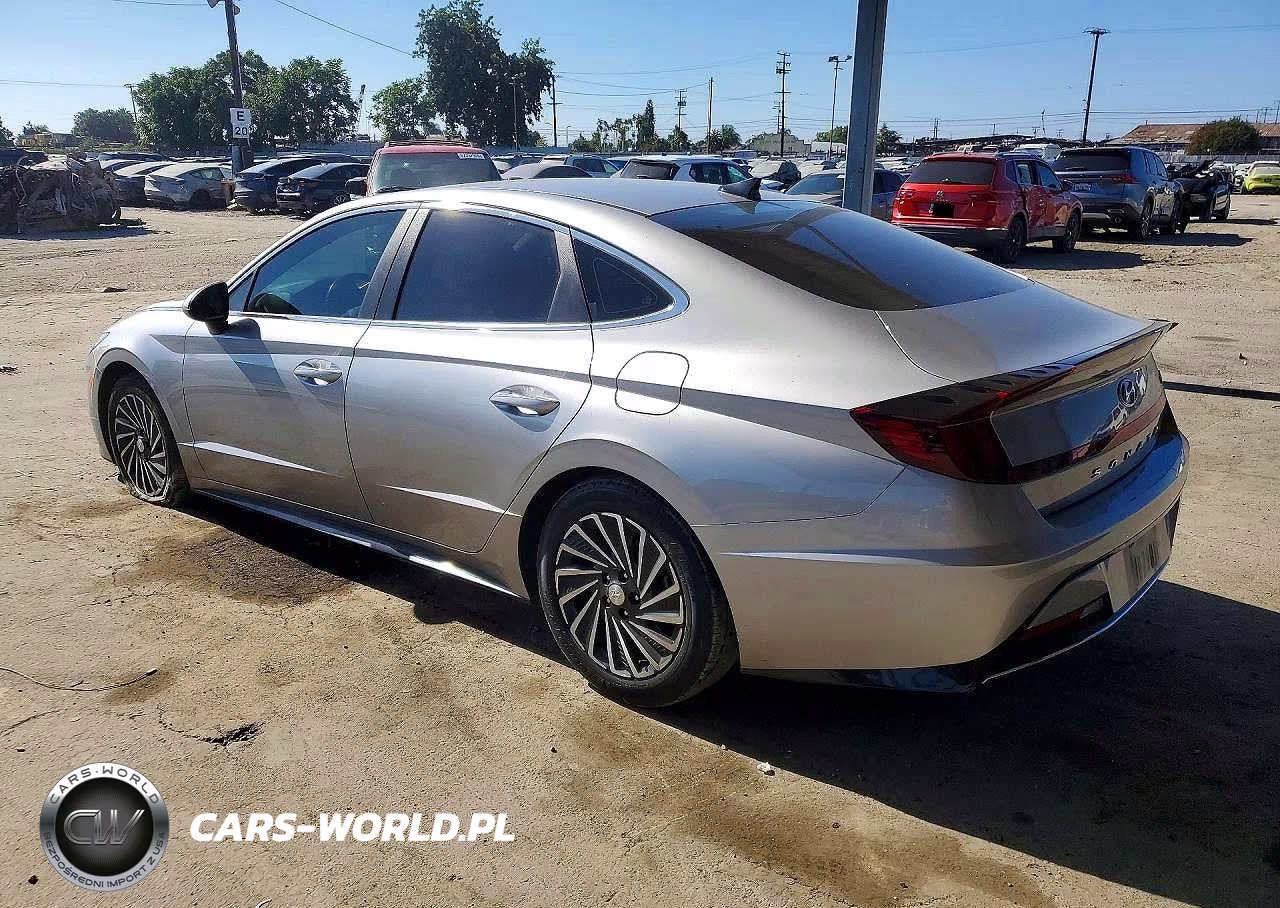 2021 Hyundai Sonata Hybrid Sel VIN:KMHL34JJXMA018570 - 2