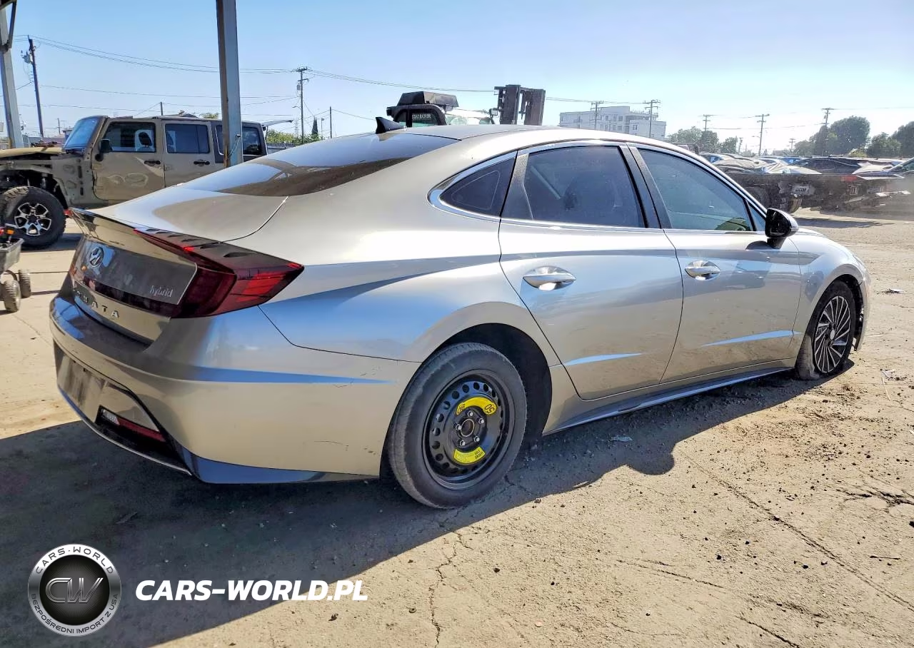 2021 Hyundai Sonata Hybrid Sel VIN:KMHL34JJXMA018570 - 3
