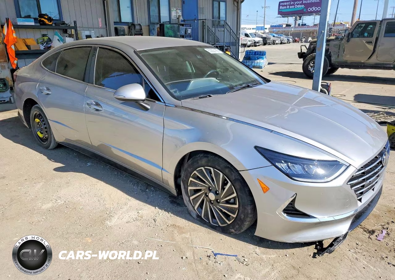 2021 Hyundai Sonata Hybrid Sel VIN:KMHL34JJXMA018570 - 4