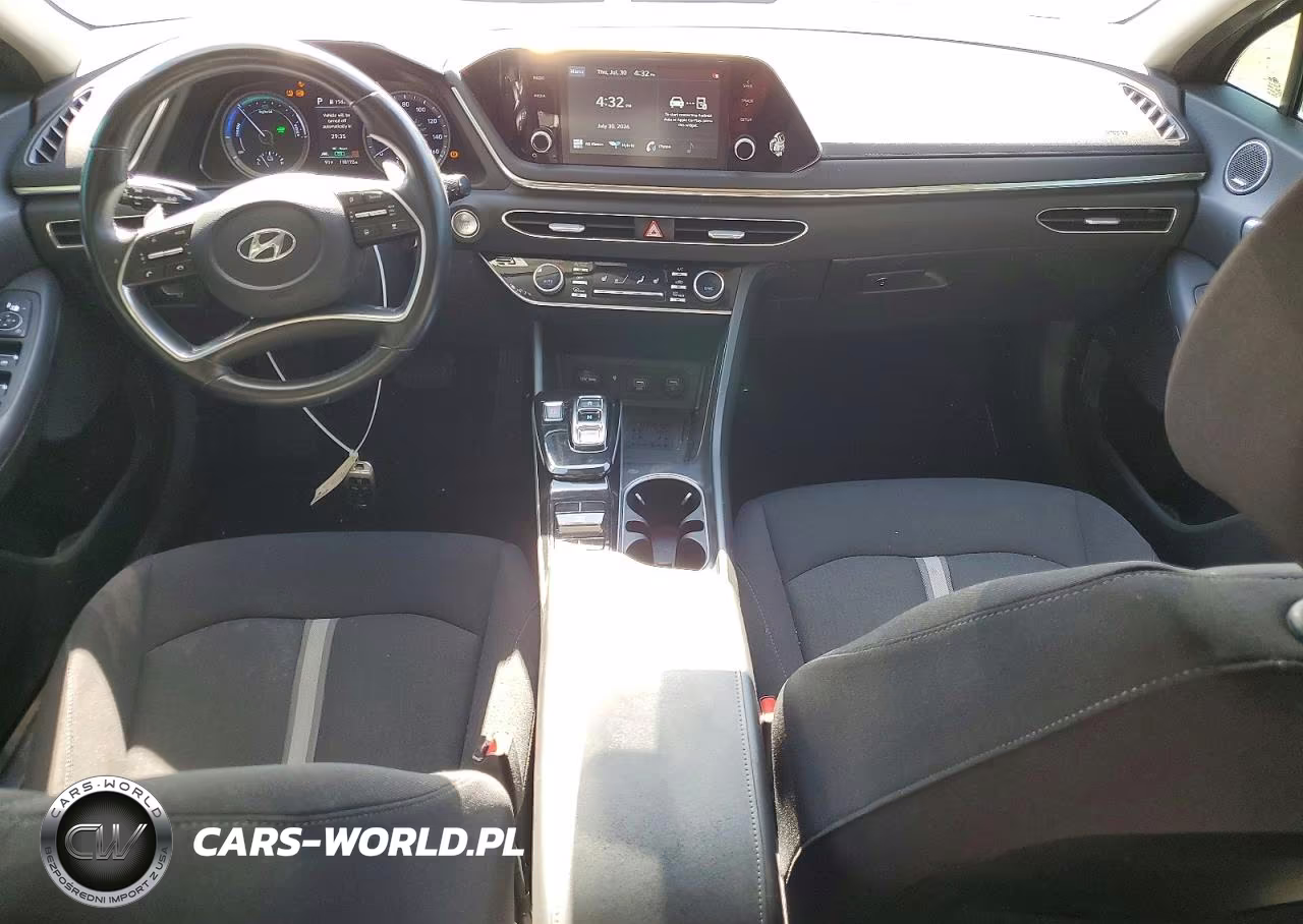 2021 Hyundai Sonata Hybrid Sel VIN:KMHL34JJXMA018570 - 8