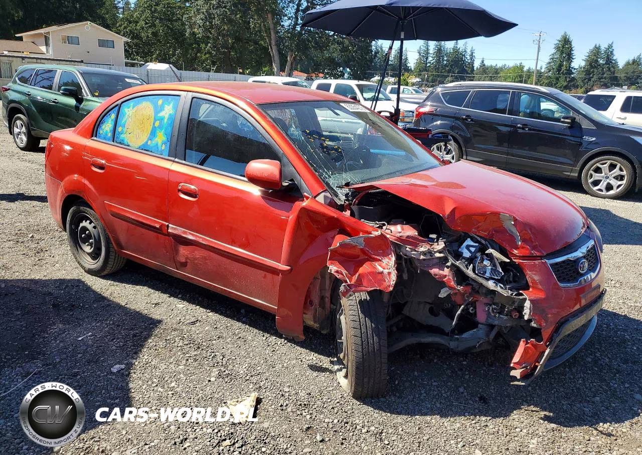 2011 Kia Rio Lx VIN:KNADH4A3XB6848894 - 4