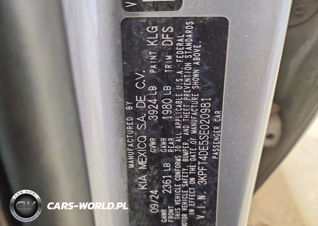 2025 Kia K4 Lxs VIN:3KPFT4DE5SE020981 - 12