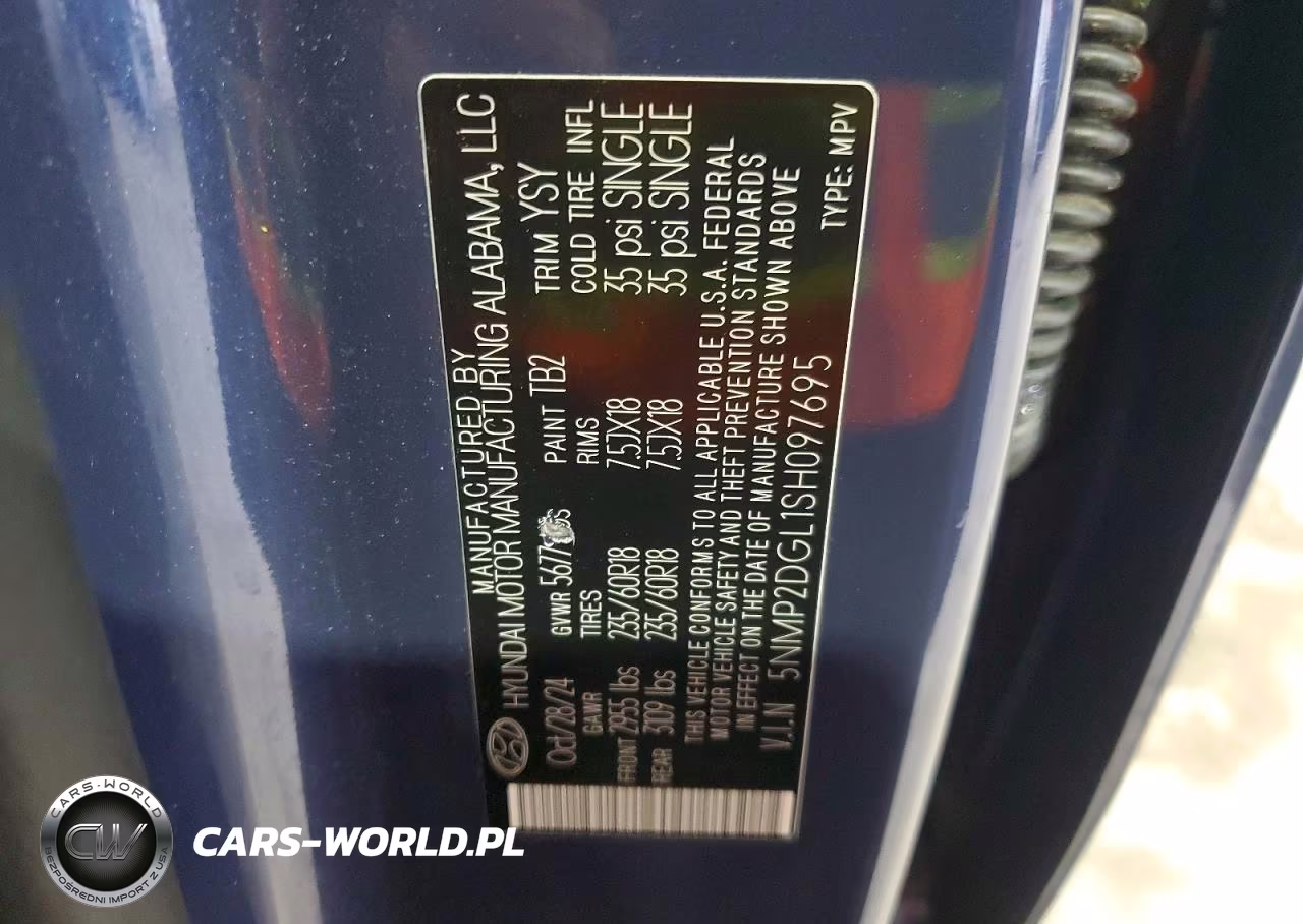 2025 Hyundai Santa Fe Sel VIN:5NMP2DGL1SH097695 - 14