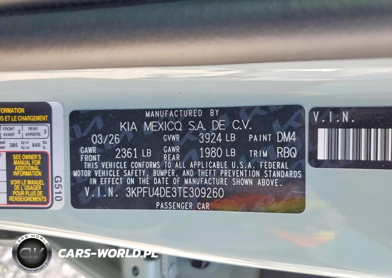 2026 Kia K4 Ex VIN:3KPFU4DE3TE309260 - 12