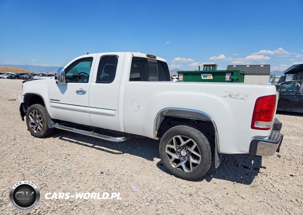 2010 GMC Sierra K1500 Sle VIN:1GTSKVE37AZ102654 - 2