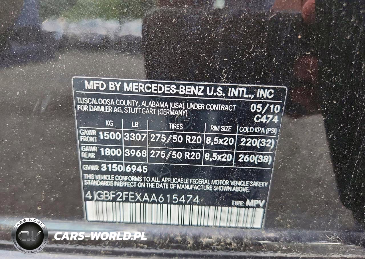 2010 Mercedes-Benz Gl 350 Bluetec VIN:4JGBF2FEXAA615474 - 14