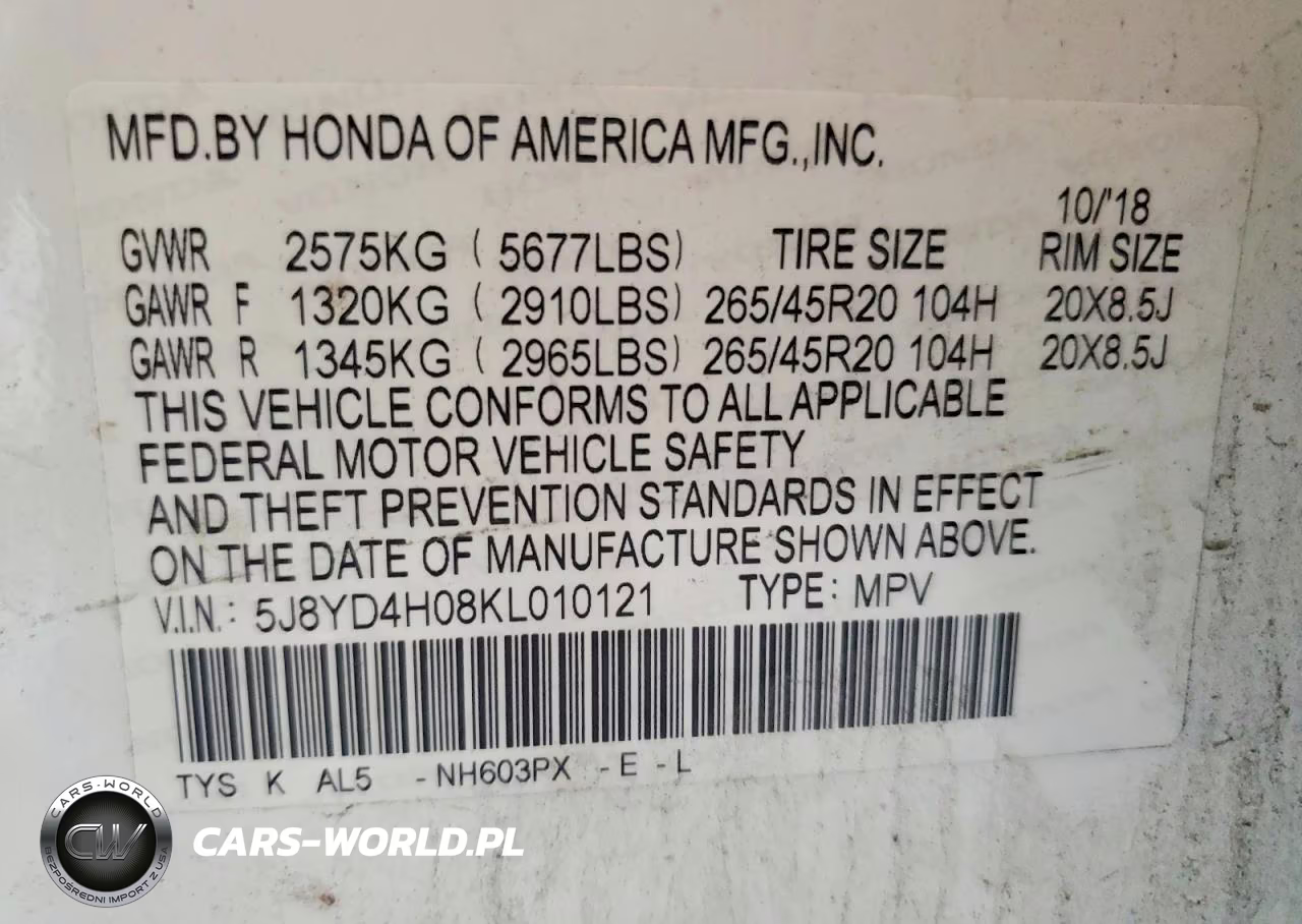 2019 Acura Mdx A-Spec VIN:5J8YD4H08KL010121 - 14