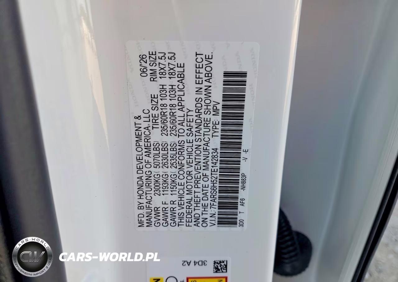 2026 Honda Cr-V Sport VIN:7FARS6H52TE142834 - 12
