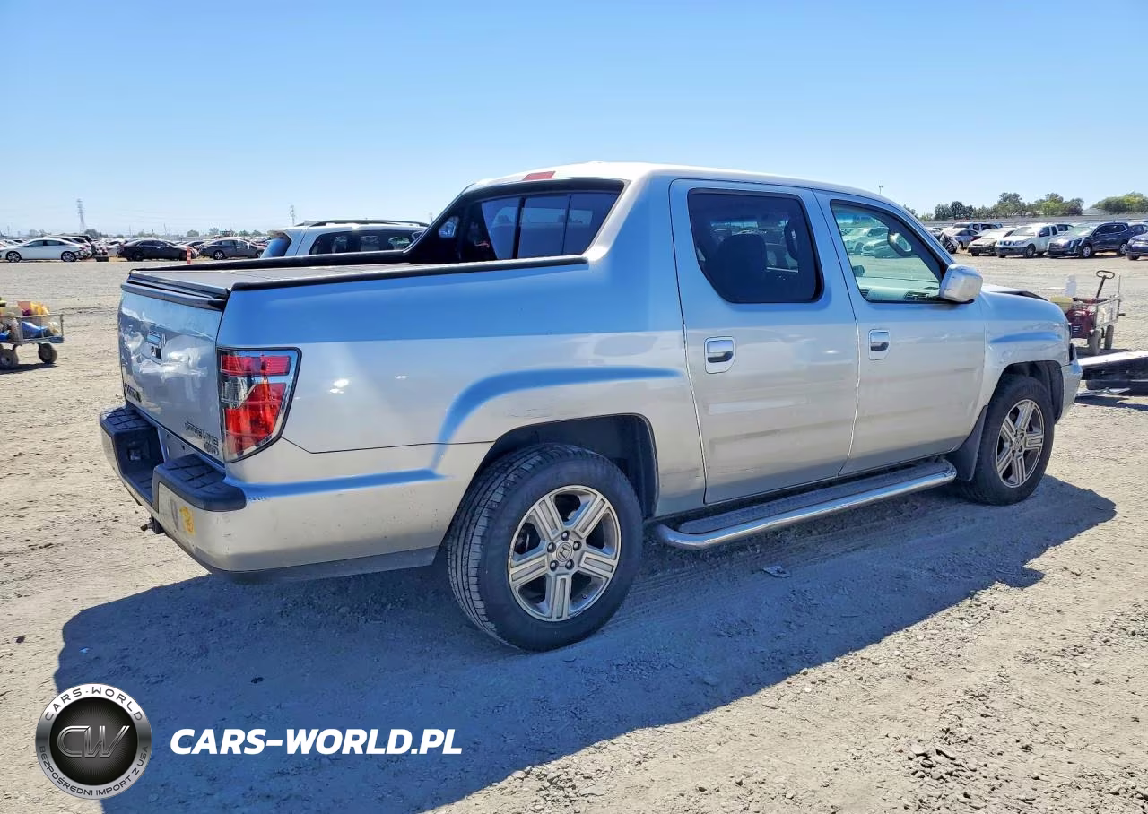 2012 Honda Ridgeline Rtl VIN:5FPYK1F50CB454574 - 3