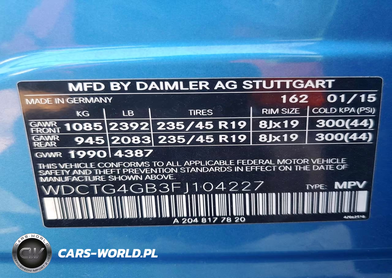 2015 Mercedes-Benz Gla 250 4Matic VIN:WDCTG4GB3FJ104227 - 13