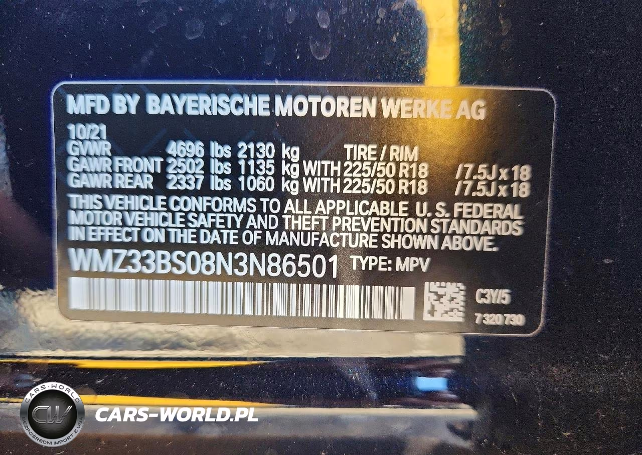 2022 Mini Cooper Jcw Countryman All4 VIN:WMZ33BS08N3N86501 - 13