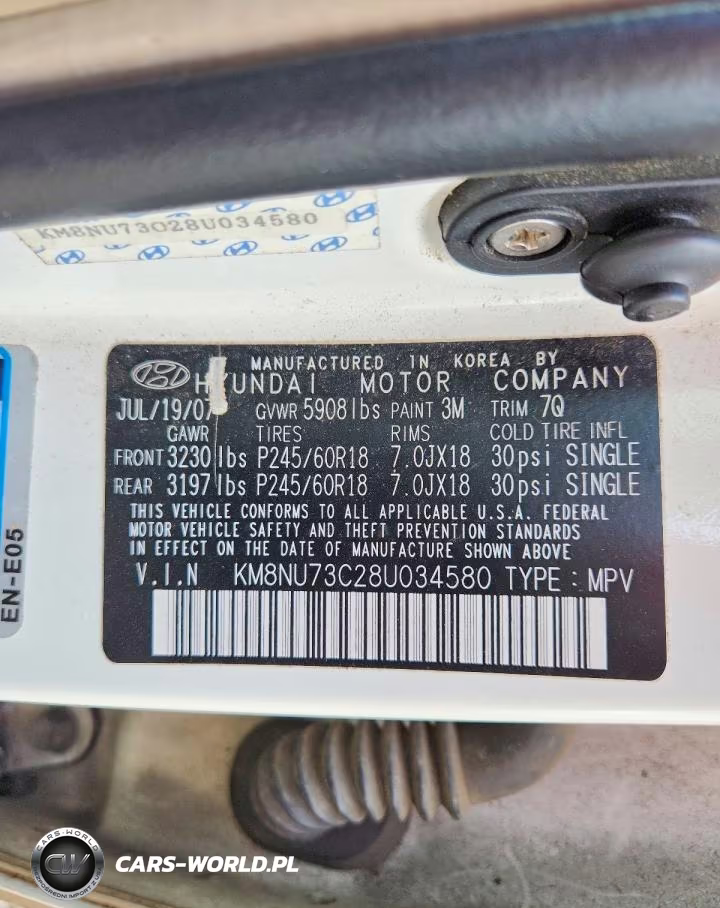 2008 Hyundai Veracruz Gls VIN:KM8NU73C28U034580 - 13