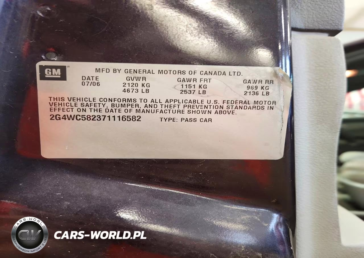 2007 Buick Lacrosse Cx VIN:2G4WC582371116582 - 13