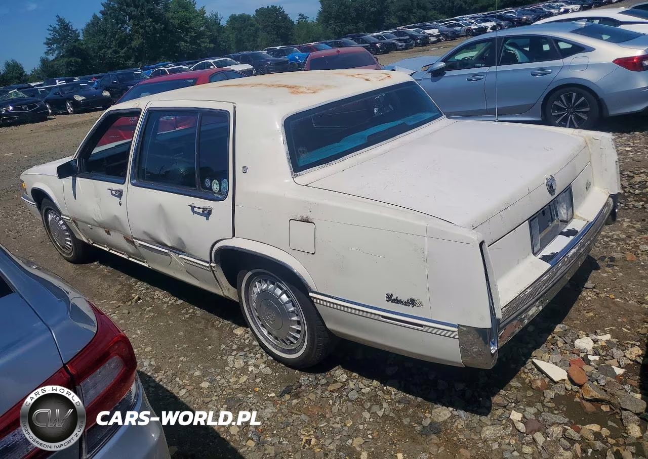 1989 Cadillac De Ville VIN:1G6CD5155K4347203 - 2