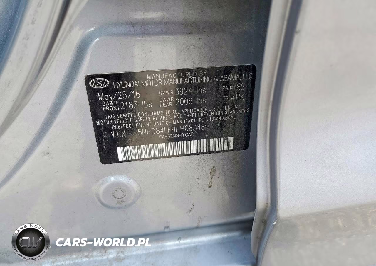 2017 Hyundai Elantra Se VIN:5NPD84LF9HH083489 - 12