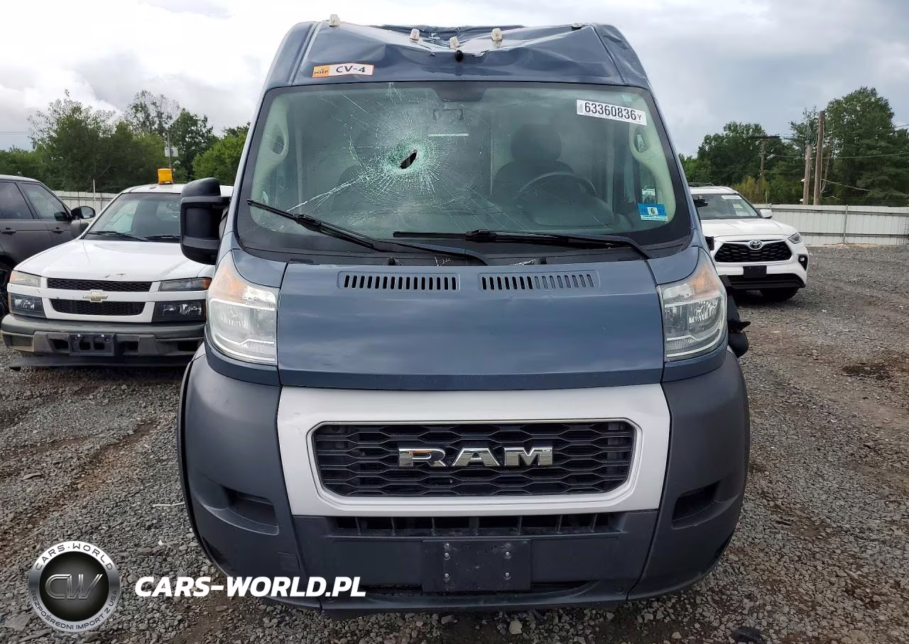 2020 Ram Promaster 3500 Delivery Van VIN:3C6URVJGXLE129544 - 5