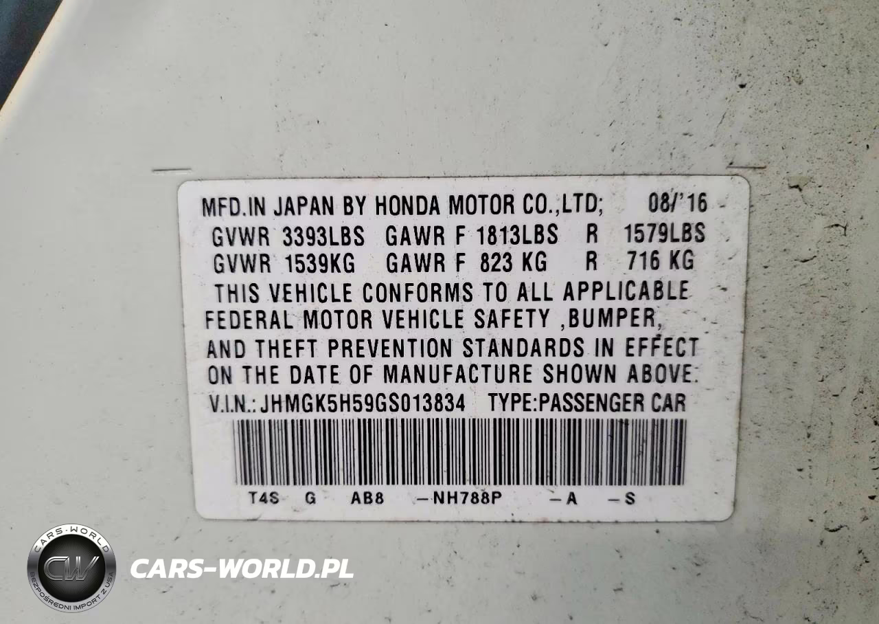 2016 Honda Fit Lx VIN:JHMGK5H59GS013834 - 12