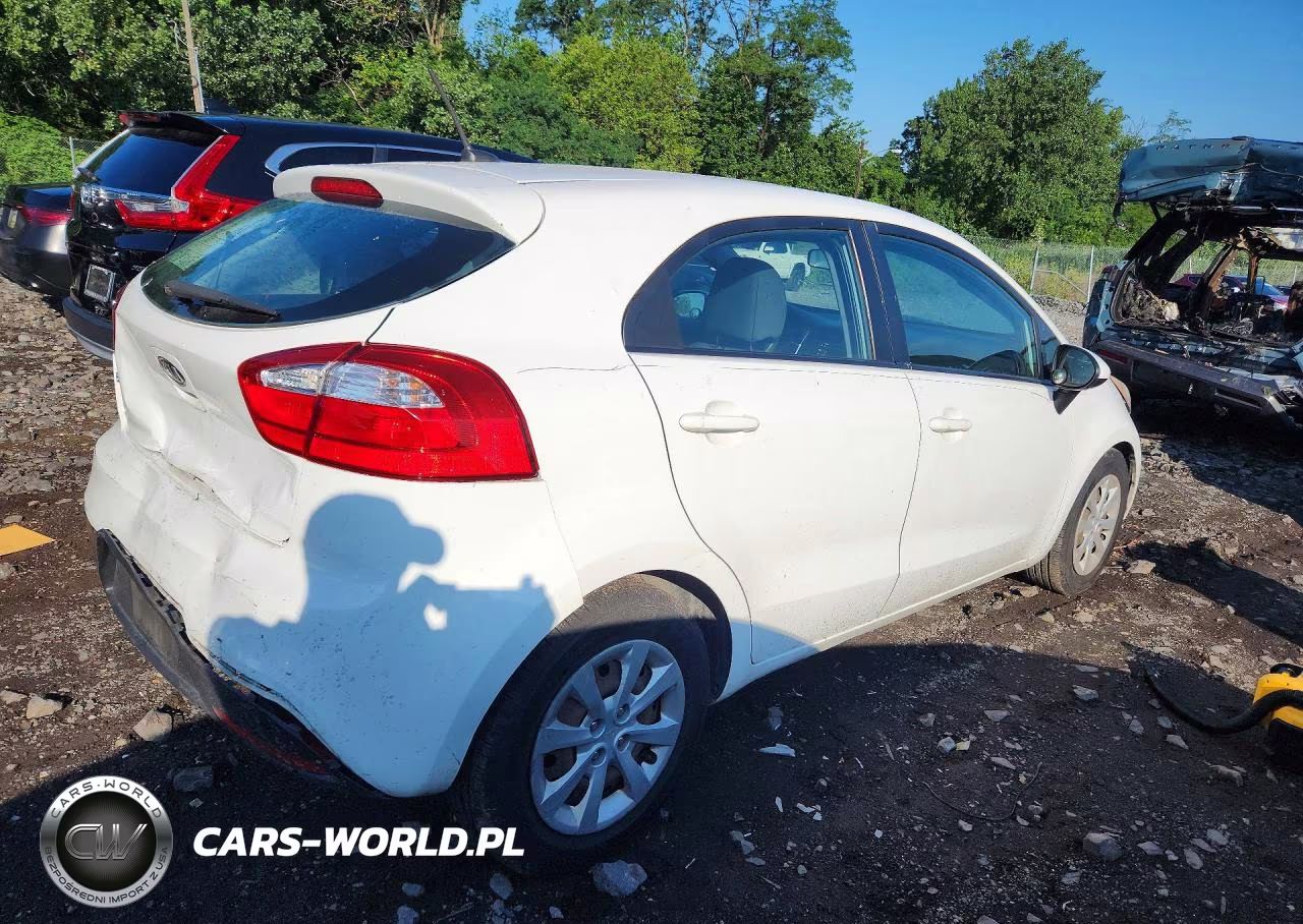 2012 Kia Rio Lx VIN:KNADM5A32C6015318 - 3