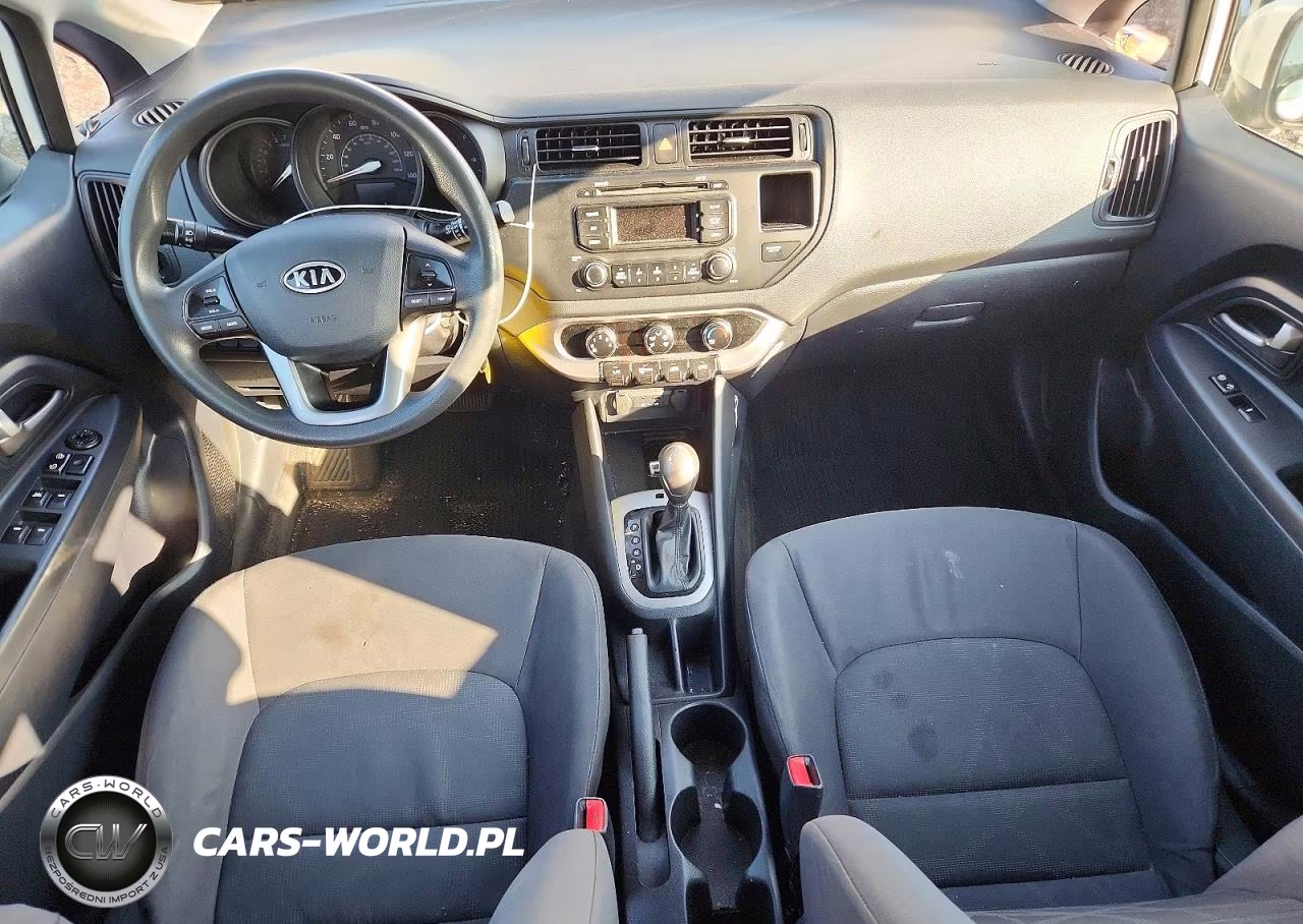 2012 Kia Rio Lx VIN:KNADM5A32C6015318 - 8