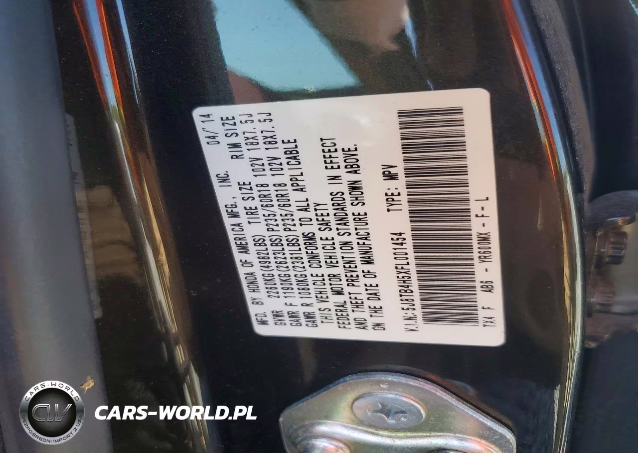 2015 Acura Rdx Technology VIN:5J8TB4H5XFL001454 - 13