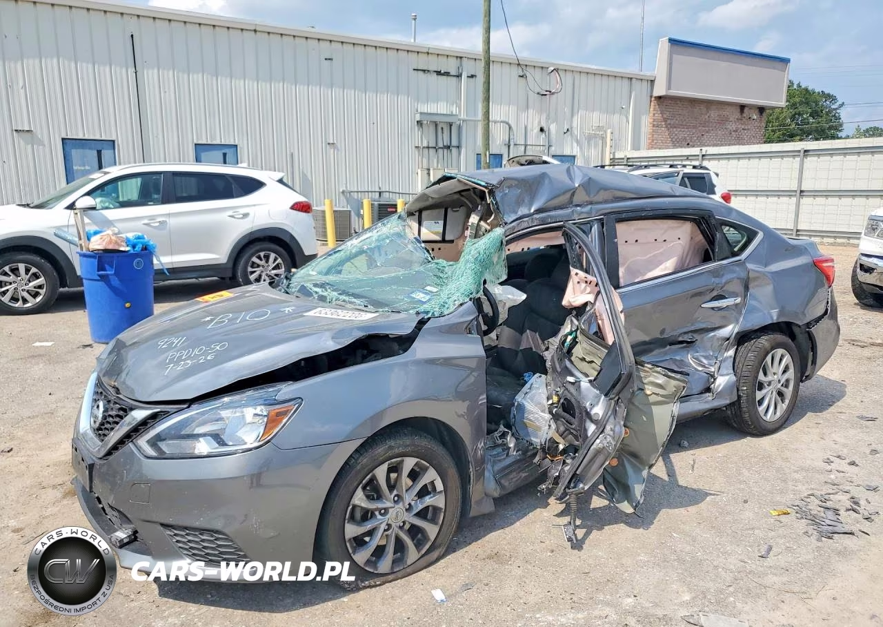 2019 Nissan Sentra Sv VIN:3N1AB7AP9KY449241 - 1