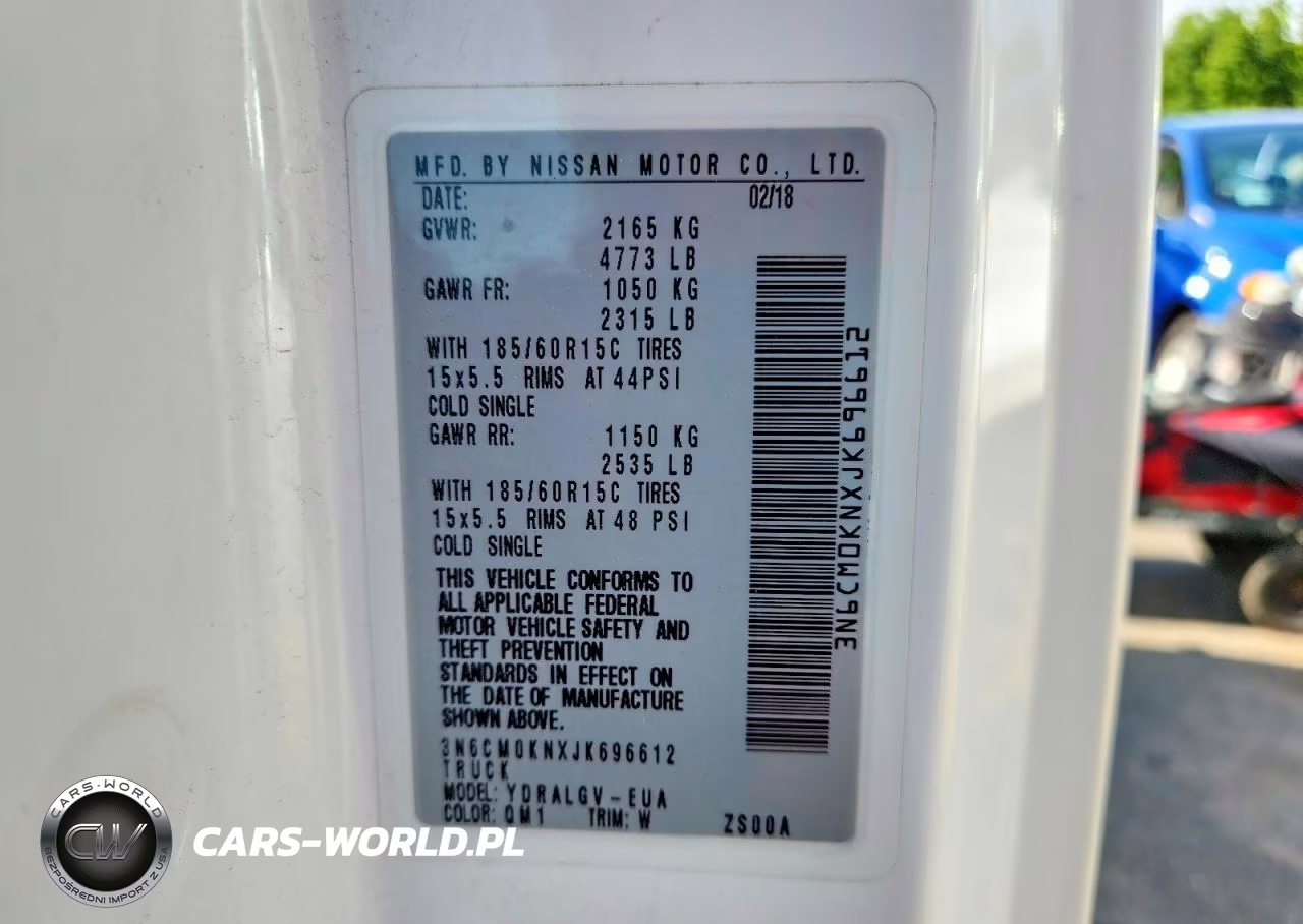 2018 Nissan Nv200 S VIN:3N6CM0KNXJK696612 - 13
