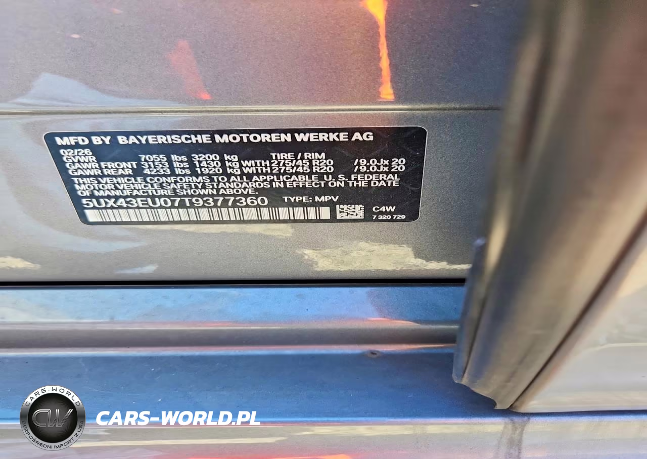 2026 BMW X5 xDrive50E VIN:5UX43EU07T9377360 - 12