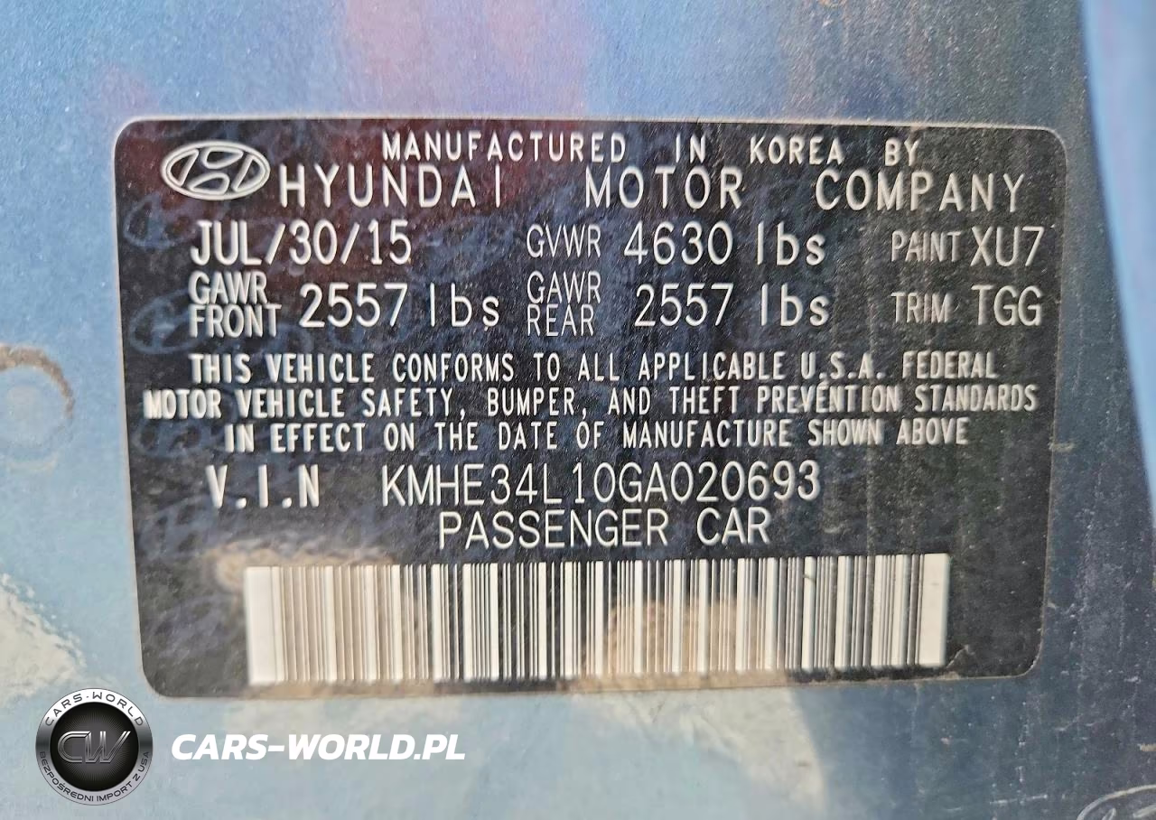 2016 Hyundai Sonata Hybrid Limited VIN:KMHE34L10GA020693 - 13