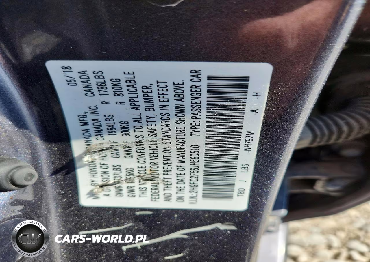 2018 Honda Civic Lx VIN:2HGFC2F56JH560510 - 12