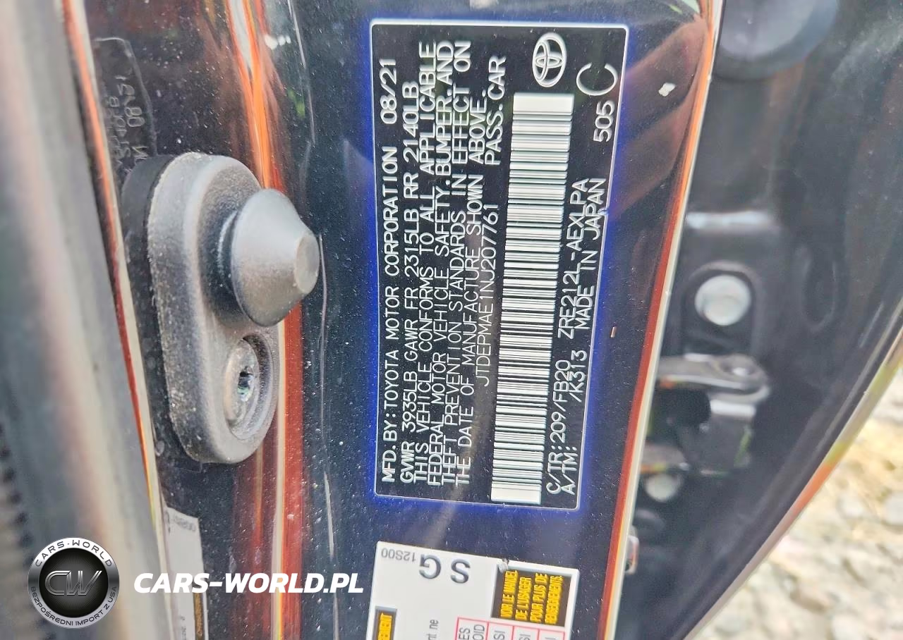 2022 Toyota Corolla Le VIN:JTDEPMAE1NJ207761 - 12