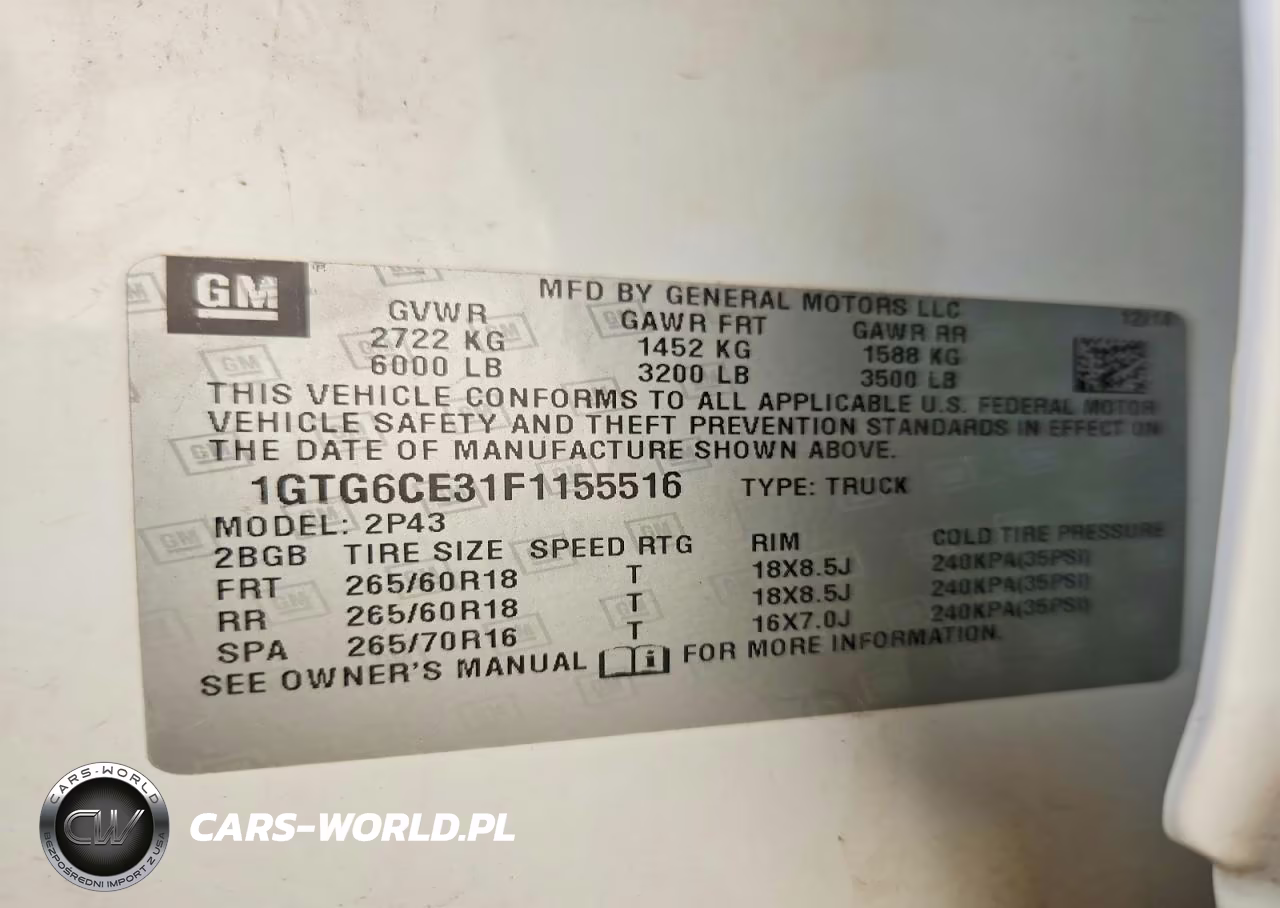 2015 GMC Canyon Slt VIN:1GTG6CE31F1155516 - 12