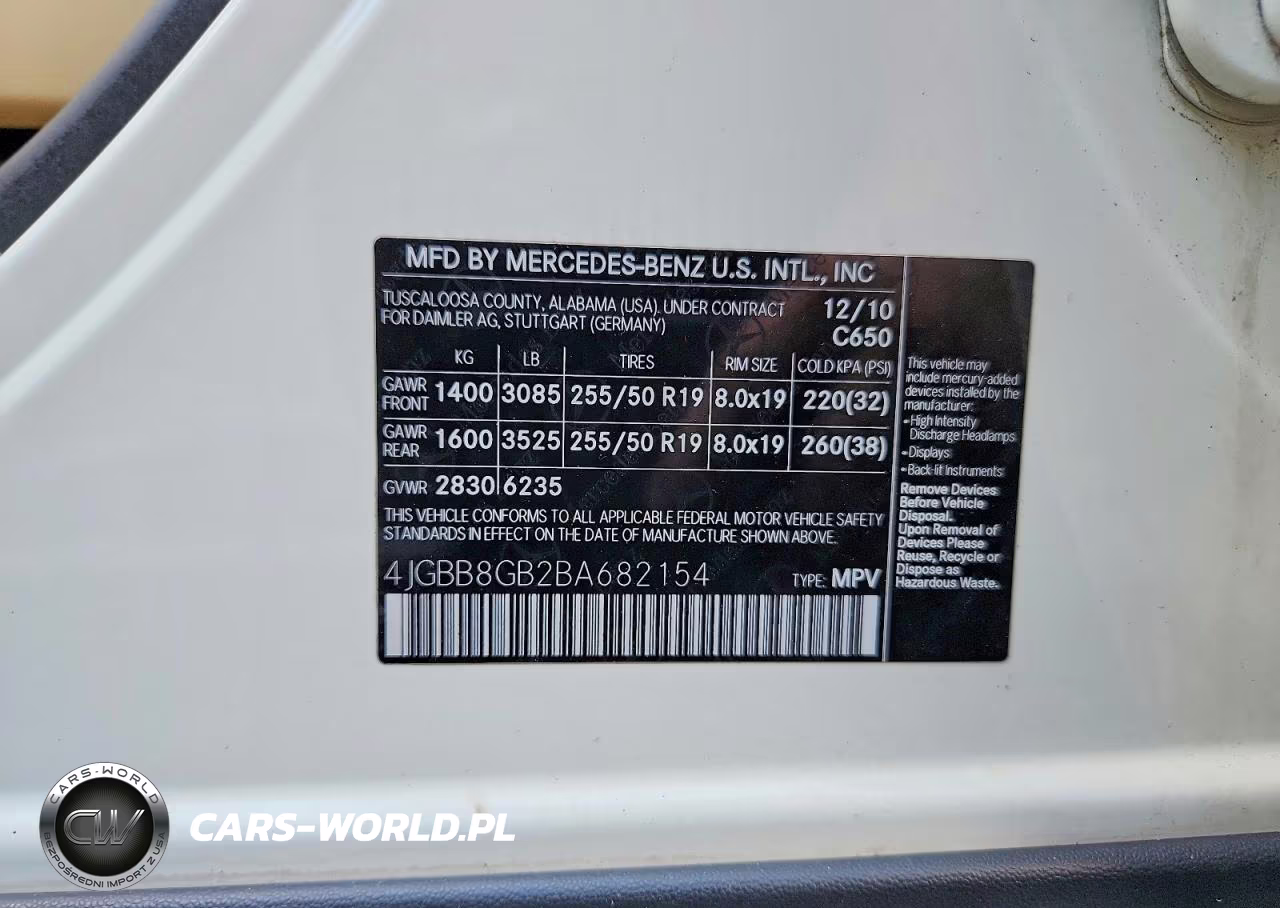 2011 Mercedes-Benz Ml 350 4Matic VIN:4JGBB8GB2BA682154 - 13