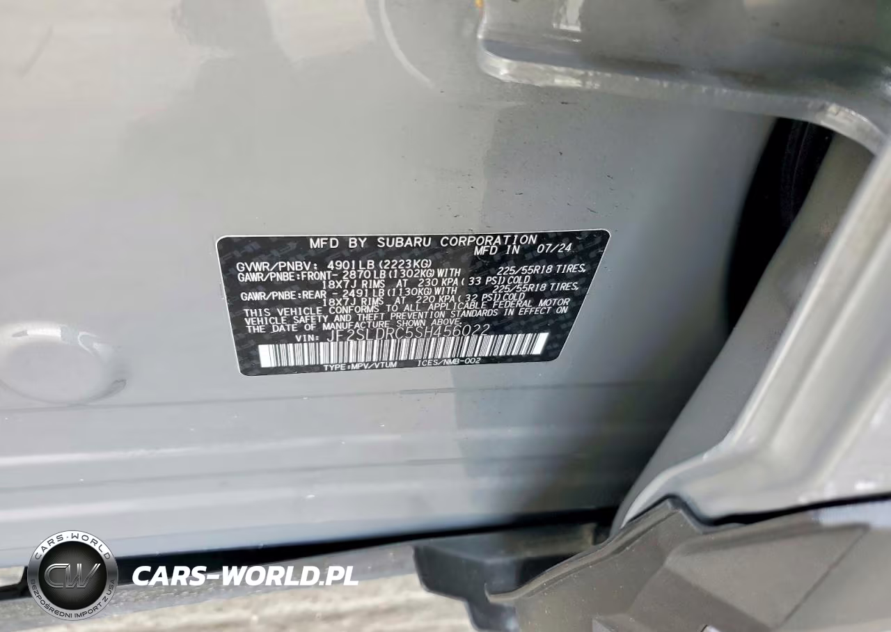 2025 Subaru Forester Limited VIN:JF2SLDRC5SH456022 - 13