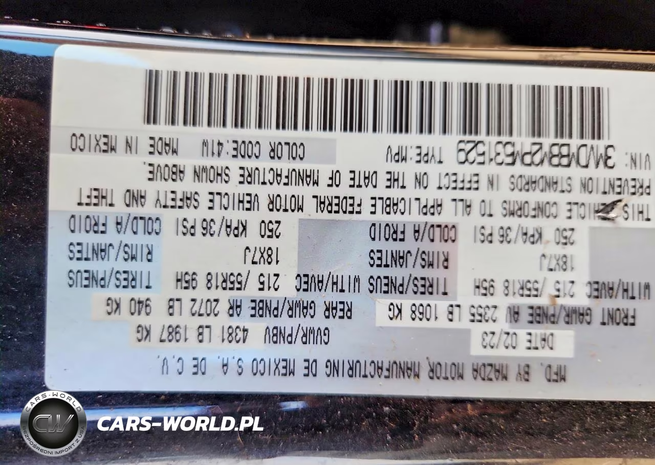 2023 Mazda Cx-30 Select VIN:3MVDMBBM2PM531529 - 12