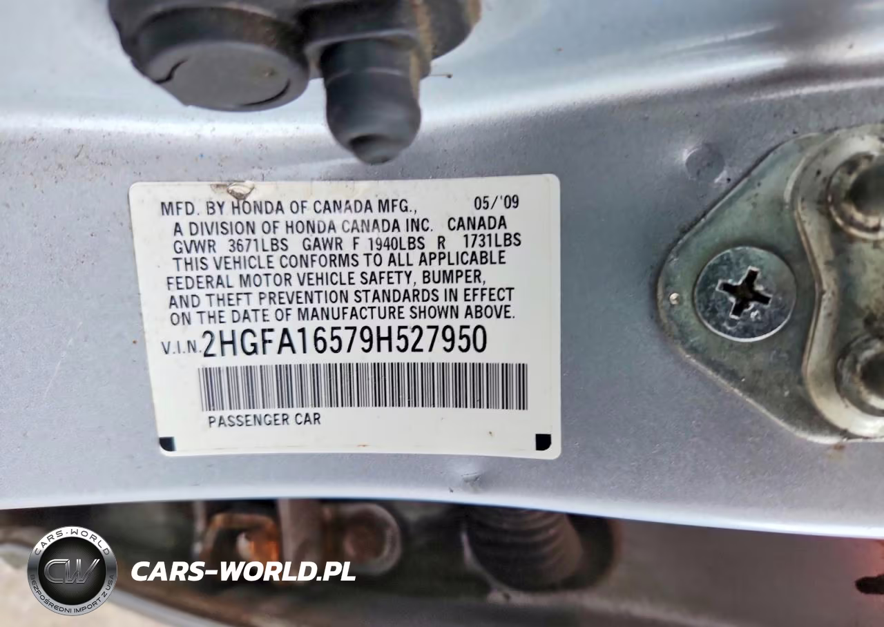 2009 Honda Civic Lx VIN:2HGFA16579H527950 - 12