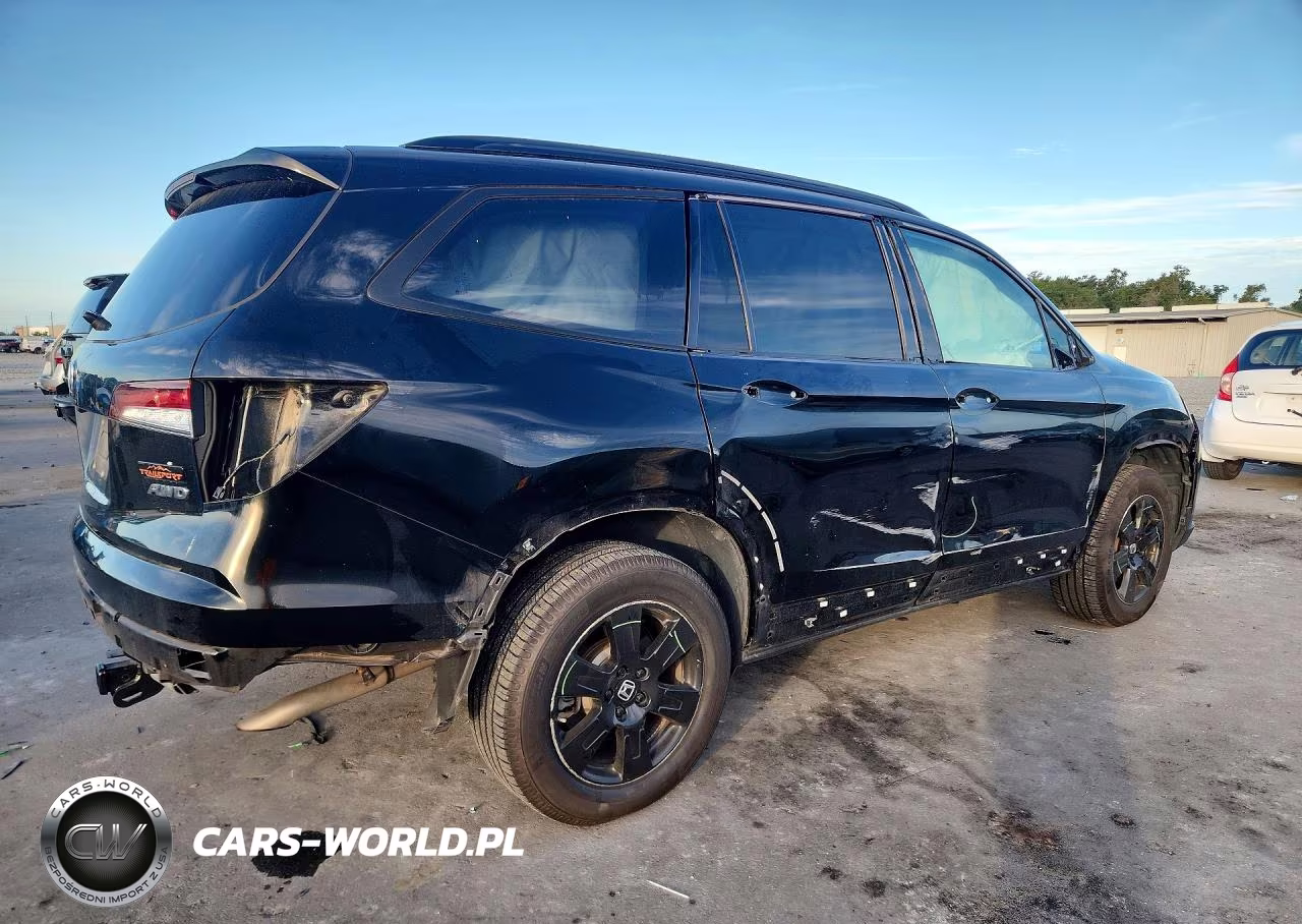 2022 Honda Poilot VIN:5FNYF6H80NB086658 - 3