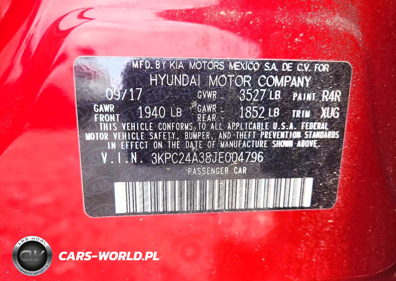 2018 Hyundai Accent Sel VIN:3KPC24A38JE004796 - 12