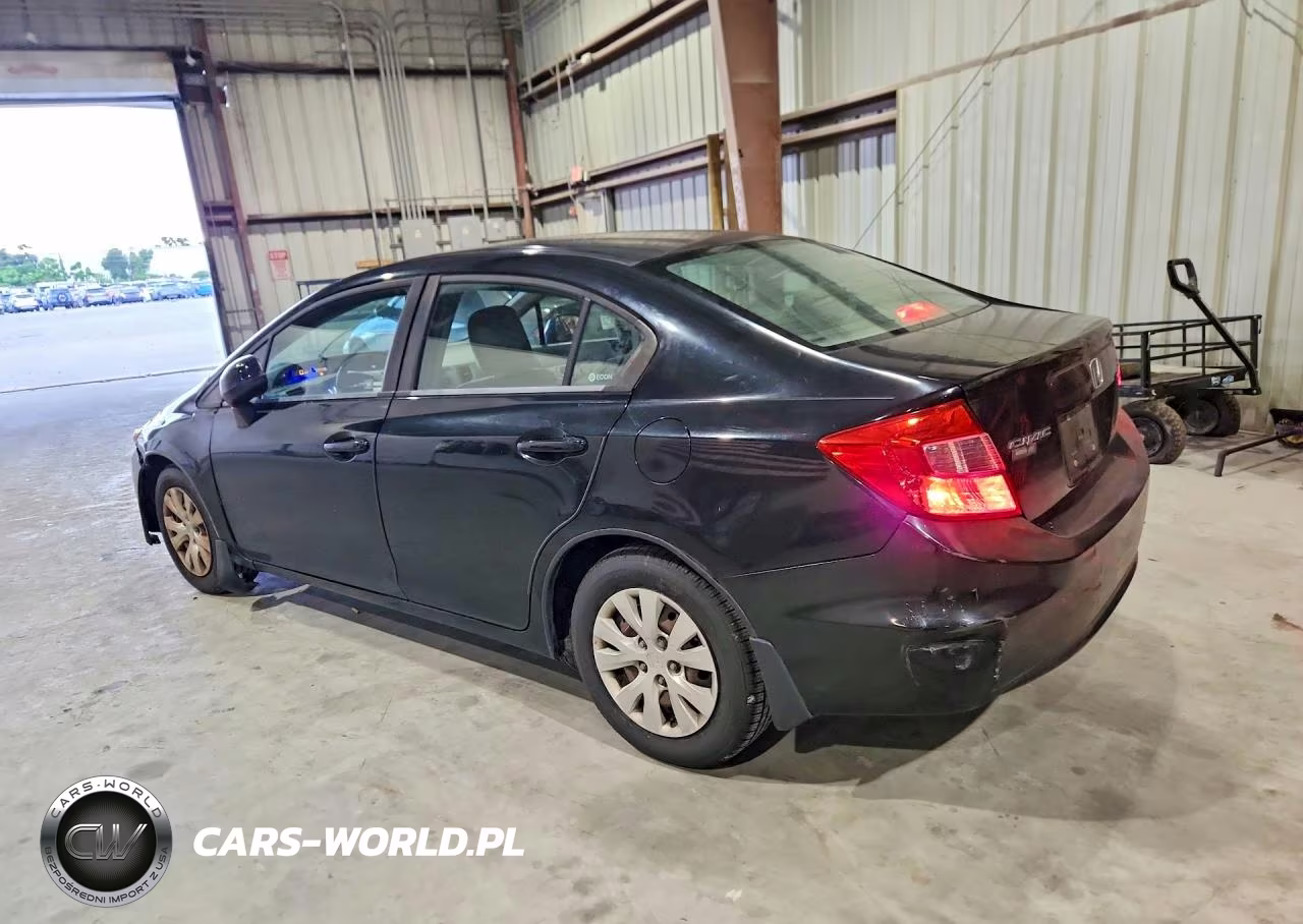 2012 Honda Civic Lx VIN:19XFB2F53CE066668 - 2