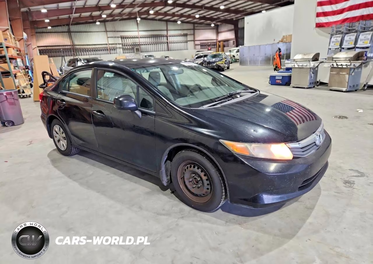 2012 Honda Civic Lx VIN:19XFB2F53CE066668 - 4